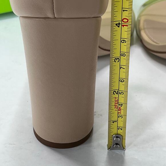 Sam Edelman Yaro Ankle Strap Block Heel Sandal Almond Women's 9.5M Tried On - Picture 7 of 10